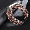 Xiaomi Mi Band 3/4/5/6 náhradný náramok - Paracord Farba: Vínovo béžová MBCZ-34PARVB