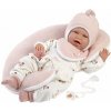 Llorens 74104 NEW BORN - realistická bábika bábätko so zvukmi a mäkkým látkovým telom - 42 cm