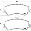 Sada brzdových platničiek kotúčovej brzdy BREMBO P 50 086