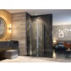 AQUATEK GLASS S6 90×90 - GLASS S6 90x90, frost, 87-88x87-88, 70