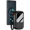 POWERBANK Baseus 20000 mAh 22,5W LED LCD a QC PD SCP kábel USB Typ C čierny