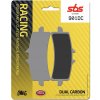 Brzdové doštičky SBS 901DC KH447 Racing Dual Carbon farba čierna