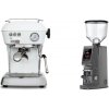 Ascaso Dream ONE, Cloud White + Eureka Atom W 75, grey