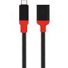 Tactical Pin4Fun adaptér USB-C/ Lightning 0, 1m Black/ Red 8596311251733