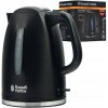 Elektrická kanvica Russell Hobbs Textures Plus 2400 W 1,7 l čierna