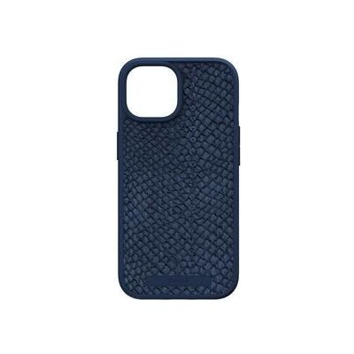 Njord Salmon Leather MagSafe Apple iPhone 15 modré
