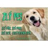Pozorpes.sk, výstražná tabuľka (Zlatý Retriever)