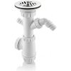 Ideal Standard Výlevky Sifón vr. krytky odpadu, chróm D5870AA