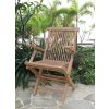 Záhradná stolička - Deokork - Ivory (Teak)