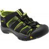 Keen NEWPORT H2 CHILDREN black / lime green Veľkosť: 30 detské sandále