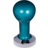 Buna café tamper, kov, modrý, 51 mm, nerez lesk, plochý