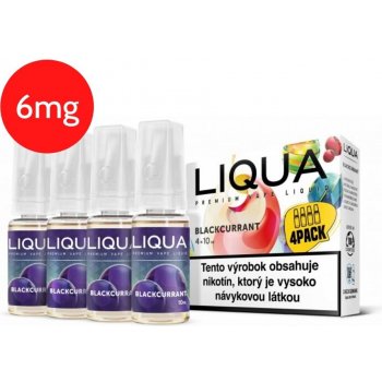 Ritchy Liqua Elements 4Pack Blackcurrant 4 x 10 ml 6 mg