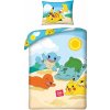 Halantex · Bavlnené posteľné obliečky Pokémoni - motív Hano beach - 100% bavlna - 70 x 90 cm + 140 x 200 cm