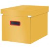 LEITZ Štvorcová krabica Click&Store COSY, veľkosť L (A4), teplá žltá