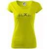 Pozemný hokej ekg - hokejky - Dámske tričko Pure - XS ( Limetková )