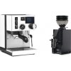 Rancilio Silvia BC PID, white + Eureka Mignon Zero 55s, BL black