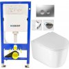 GEBERIT DuofixBasic s matným tlačidlom DELTA21 + WC DEANTE Jasmin so sedadlom RIMLESS 458.103.00.1 21MA JA1
