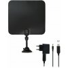 EVOLVEO Xany 2C LTE 230/5V, aktívna izbová anténa FM/DAB+/DVB-T/T2, filter LTE