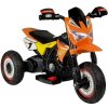 LeanToys Elektrická trojkolesová motorka GTM2288-A, oranžová