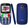 Tlačítkový telefon pro seniory Mobiola MB800 modrý