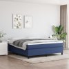 Box spring postel s matrací modrá 160x200 cm textil Modrá 3144437