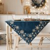 EUROFIRANY VIANOČNÝ OBRUS JOY2 85X85 VZOROVANÝ