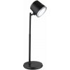 Globo Lighting Meeya stolová lampa 1x6 W čierna-strieborná 58454B
