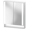 Duravit Qatego skrinka 60x15.5x75 cm so zrkadlom biela QA7150018180010