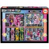 Puzzle Multi 4 Monster High Educa 50-80-100-150 dielov od 5 rokov