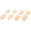 Bigjigs Rail Spojky koľají 7 cm 8 ks