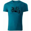 T-ričko BMW S1000RR pánske tričko Farba trička: Petrolejová Modrá, Veľkosť: XXL