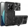 Techsuit – CamGuard Pro ochranné puzdro s krytom fotoaparátu pre Xiaomi Redmi Note 15 Pro 4G – čierne