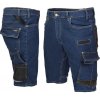 Pracovné rifľové kraťasy strečové JEANS STRETCH BLUE 56-xl-panske modra-navy