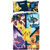 Halantex · Bavlnené posteľné obliečky Pokémon Pikachu a priatelia - 70 x 90 cm + 140 x 200 cm - 100% bavlna