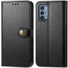 PROTEMIO 33353 LEATHER BUCKLE Peňaženkový obal OnePlus Nord N200 5G čierny
