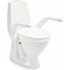 Etac MY-LOO Fixed - toaletný nadstavec s vekom a držadlami, 10 cm
