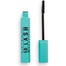 Makeup Revolution London 5D Lash Waterproof Extreme Extension Mascara vodoodolná a predlžujúca riasenka Super Black 14 ml