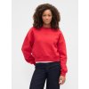 GAP Crop mikina s logom Červená L Červená Červená