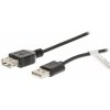 Valueline VLCT60010B10 USB 2.0/ zástrčka A - zásuvka A, 1m, černý