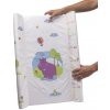OKT Hippo Detská prebaľovacia podložka v bielej farbe s metrom 70 x 50 x 10 cm