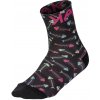 Karpos Green Fire Dámske Ponožky čierne/tyrkysové/biele/pink Veľkosť: S/M=34-38
