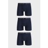 SPODNÁ BIELIZEŇ GANT BOXER BRIEF 3-PACK MARINE