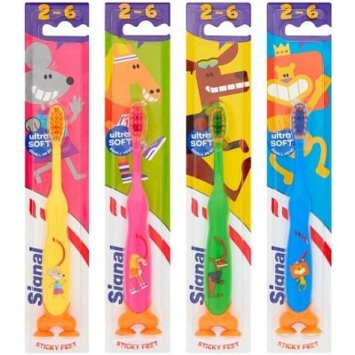 Signal Kids Ultra Soft 2-6 rokov, detská zubná kefka 1 ks