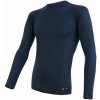 SENSOR MERINO DF pánské triko dl.rukáv deep blue Velikost: M