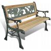 Lavica s operadlom, drevo 80 x 84 cm