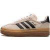 adidas Módne tenisky Gazelle Bold Wonder Quartz Black Gum Béžová