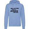 Pijem kávu lebo ...... mikina Pánske XXL Sky blue