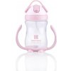 KikkaBoo Hrnček so silikónovou slamkou 300ml 12m+ Pink
