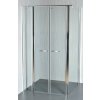 ARTTEC Rohový sprchový kút COMFORT D 5 číre sklo 107 - 112 x 86,5 - 89 x 195 cm XCOM0030