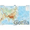 Asie - reliéf a povrch 1:42 500 000 - Kartografie Praha